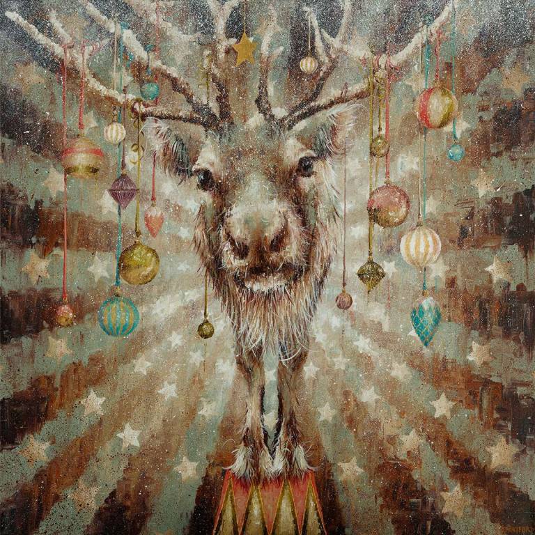 Rudolph goes AWOL (SOLD) - Amanda Stratford