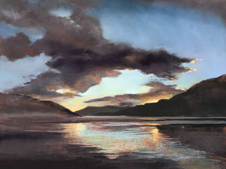 Margaret Evans - Dark Clouds at Sunset