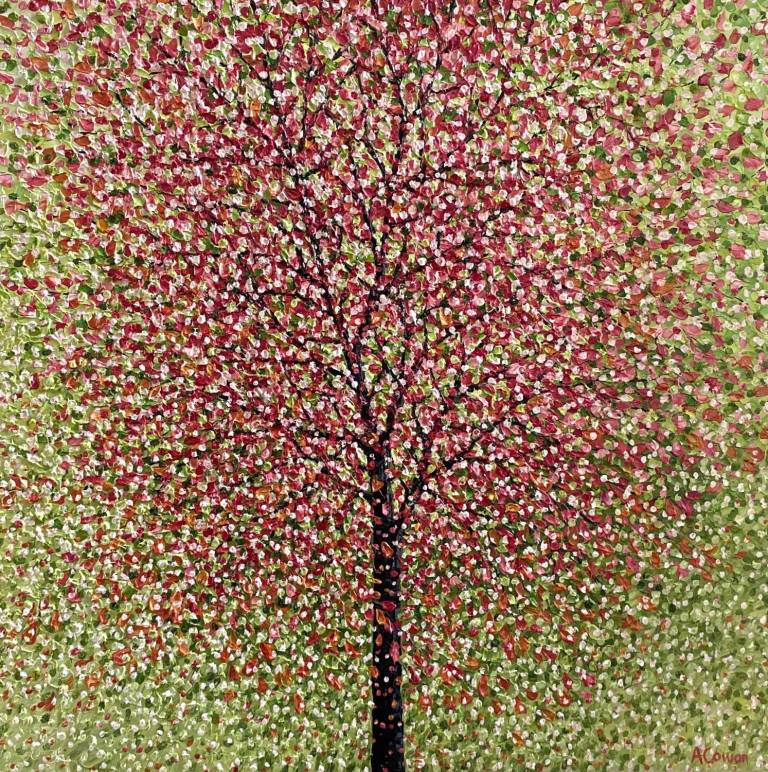 Alison Cowan - Single Peach Blossom Tree