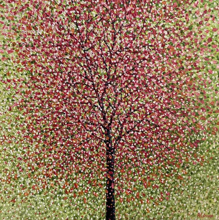 Single Peach Blossom Tree - Alison Cowan