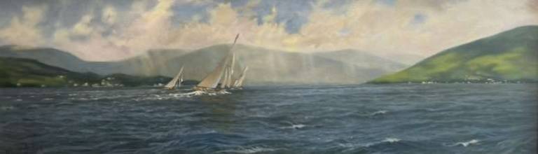 Summer Rains on Holy Loch - William Dobbie