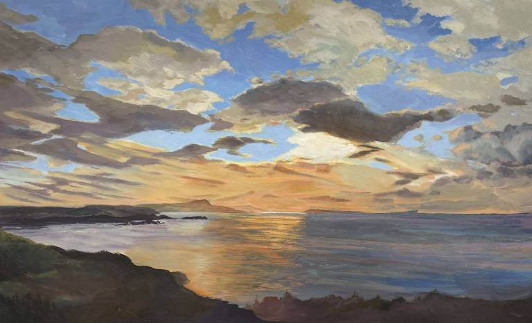 Evening Light from Easdale - Margaret Evans