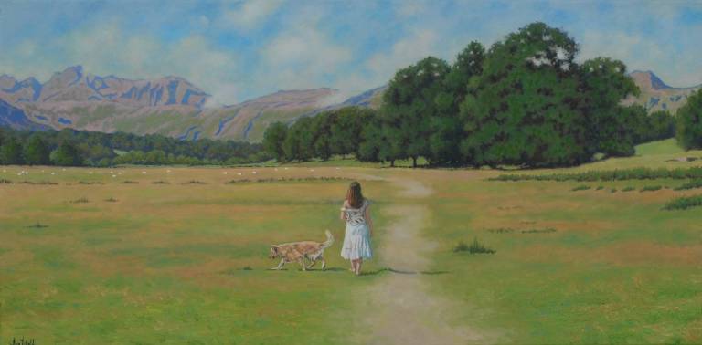 On The Path To Skelwith, Lake District  SOLD - Ian Fifield