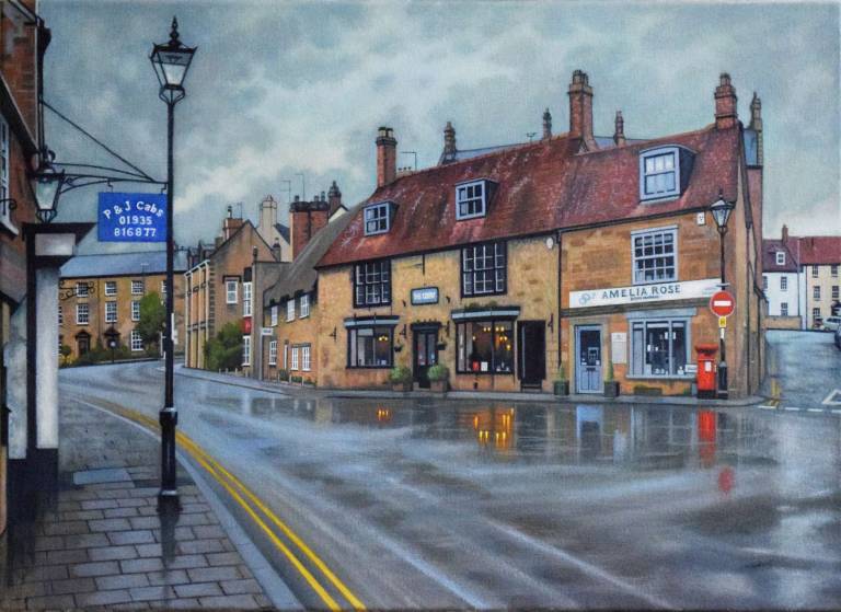 Rainy Day, Sherborne - Ian Fifield