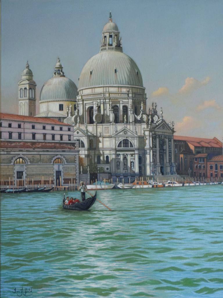 Looking towards the Santa Maria della Salute (SOLD) - Ian Fifield