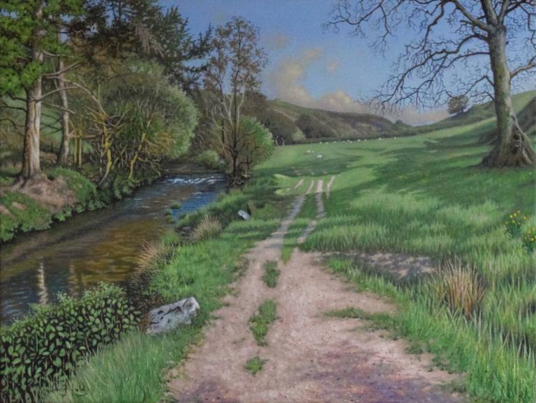 Badgworthy Water, Lorna Doon Farm, Devon SOLD - Ian Fifield