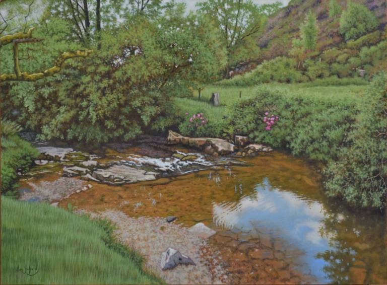 Badgworthy Water, Doon Valley, Devon  SOLD - Ian Fifield