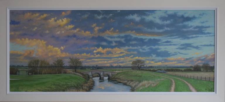 Early Evening at Pill Bridge on the River Yeo - Ian Fifield