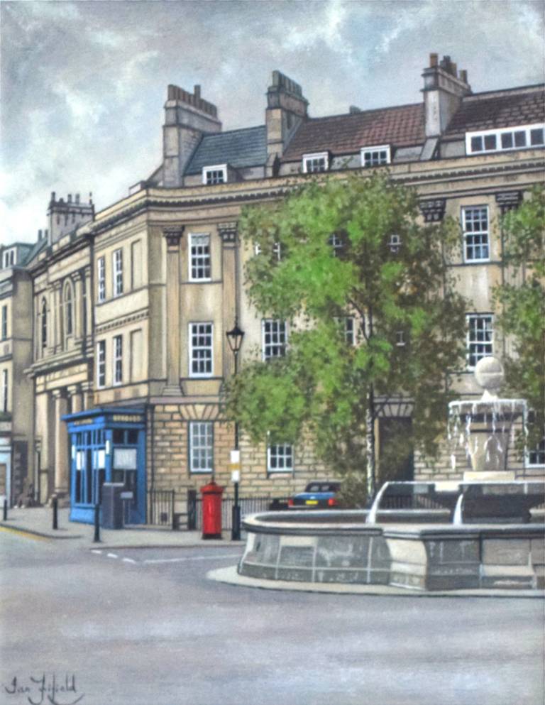 Looking towards Argyle Street from Laura Place, Bath - Ian Fifield