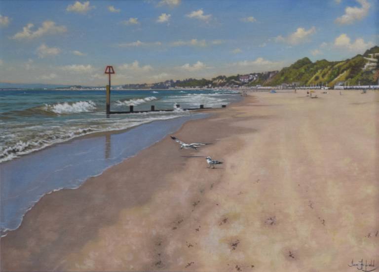 Early Summers Day on Bournemouth Beach - Ian Fifield