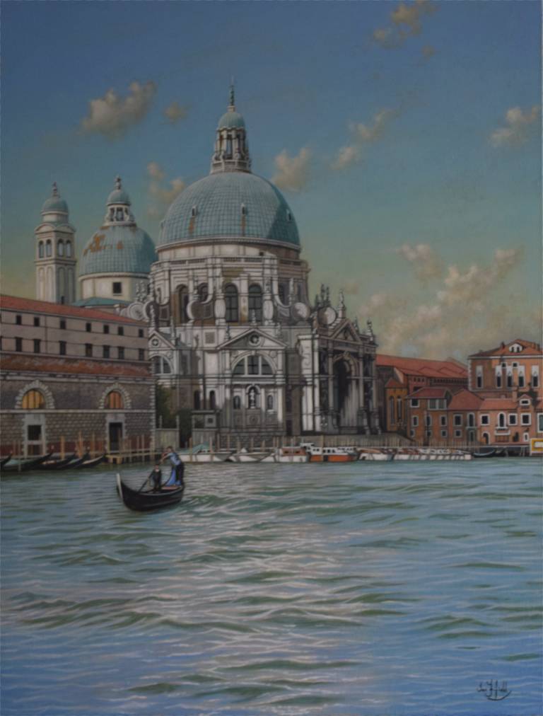 Looking towards Santa Maria della Salute, Venice II SOLD - Ian Fifield