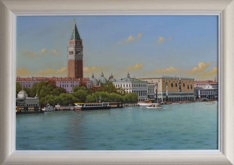 Looking towards St mark's from Canale San Marco, Venice - Ian Fifield