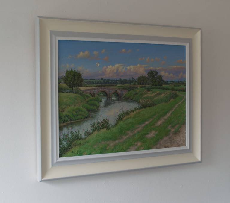 Late Afternoon at Pill Bridge on the River Yeo - Ian Fifield