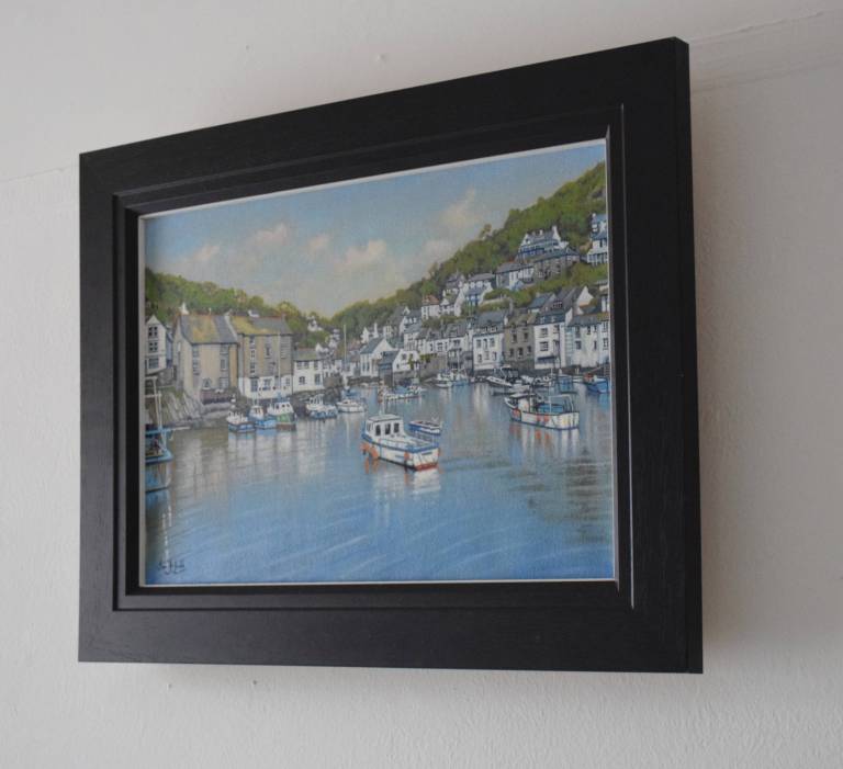 Sunny Day at Polperro, Cornwall  SOLD - Ian Fifield