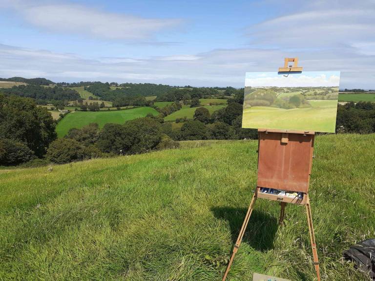 Rolling Hills in Somerset - Ian Fifield