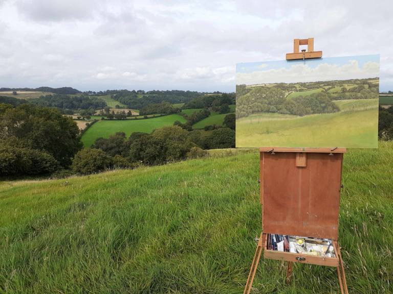 Rolling Hills in Somerset - Ian Fifield