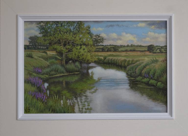 A Summers Day along the River Yeo, Somerset - Ian Fifield