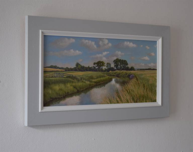 A Summers Day on the River Yeo in Somerset SOLD - Ian Fifield
