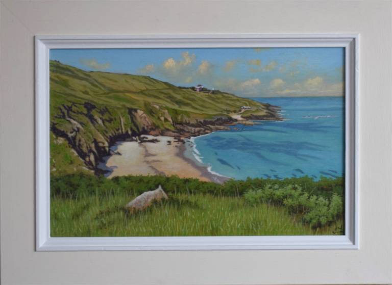 Looking onto Portheras Cove, Pendeen, Cornwall - Ian Fifield