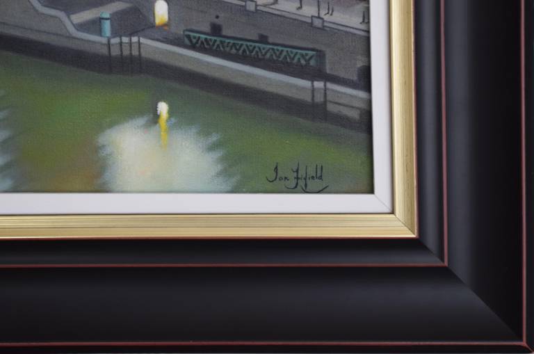 Room 3 - Sunset over the Houses of Parliament from the Millennium Eye - Ian Fifield
