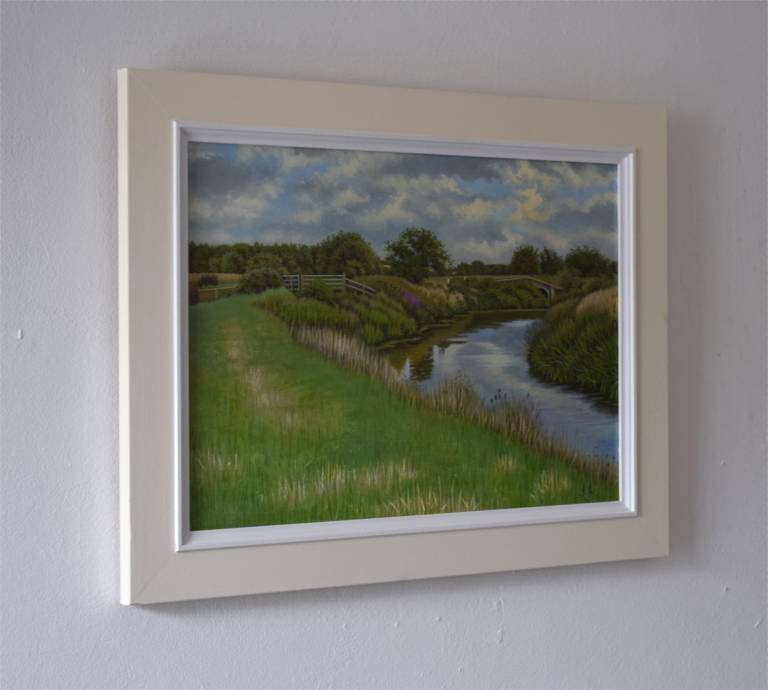 Room 4 - Cloudy Day on the River Yeo, near Pill Bridge - Ian Fifield