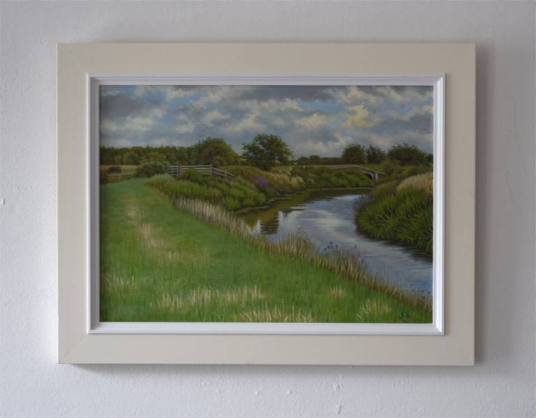 Room 4 - Cloudy Day on the River Yeo, near Pill Bridge - Ian Fifield