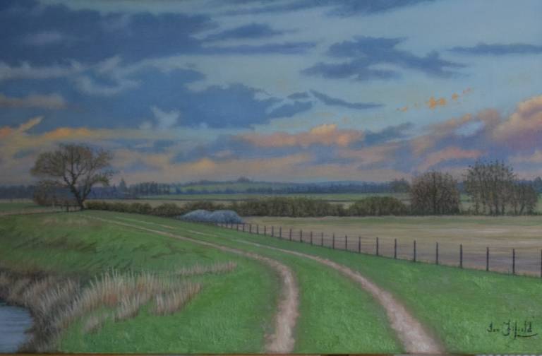 Room 9 -Early Evening at Pill Bridge on the River Yeo - Ian Fifield