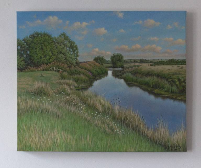 Room 12 - Sunny Day on the River Yeo, Somerset - Ian Fifield