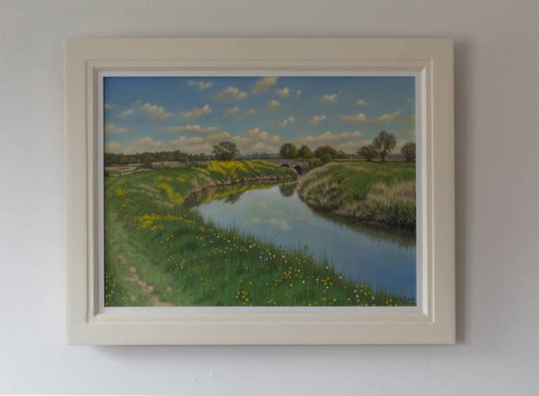 Spring Afternoon on the River Yeo, Pill Bridge - Ian Fifield