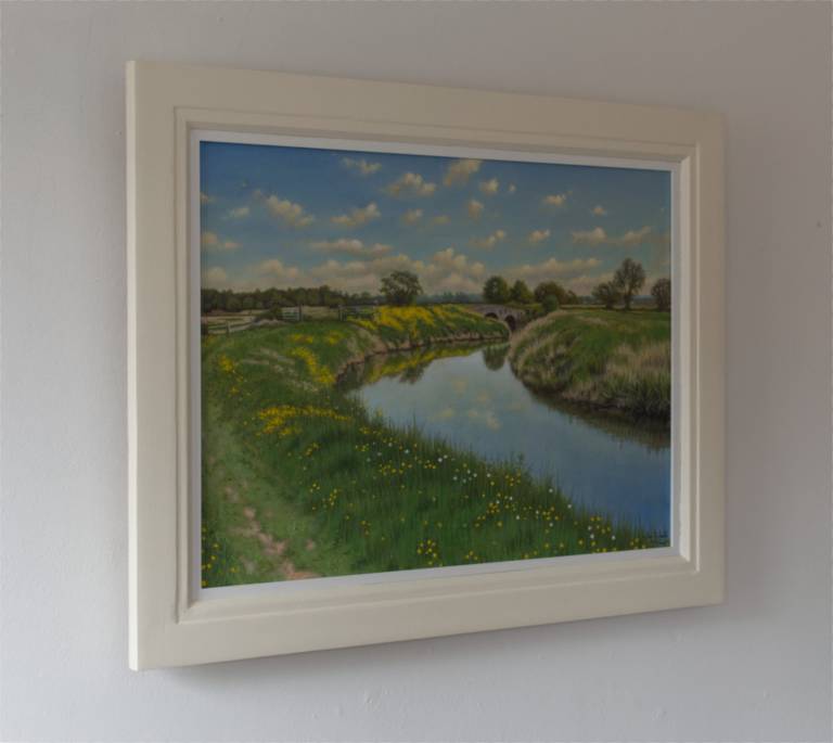 Spring Afternoon on the River Yeo, Pill Bridge - Ian Fifield