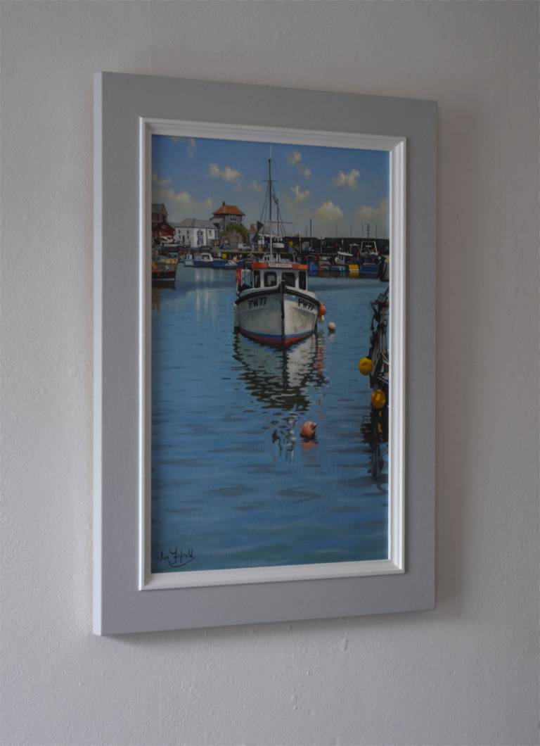 In the Harbour at Mevagissey SOLD - Ian Fifield