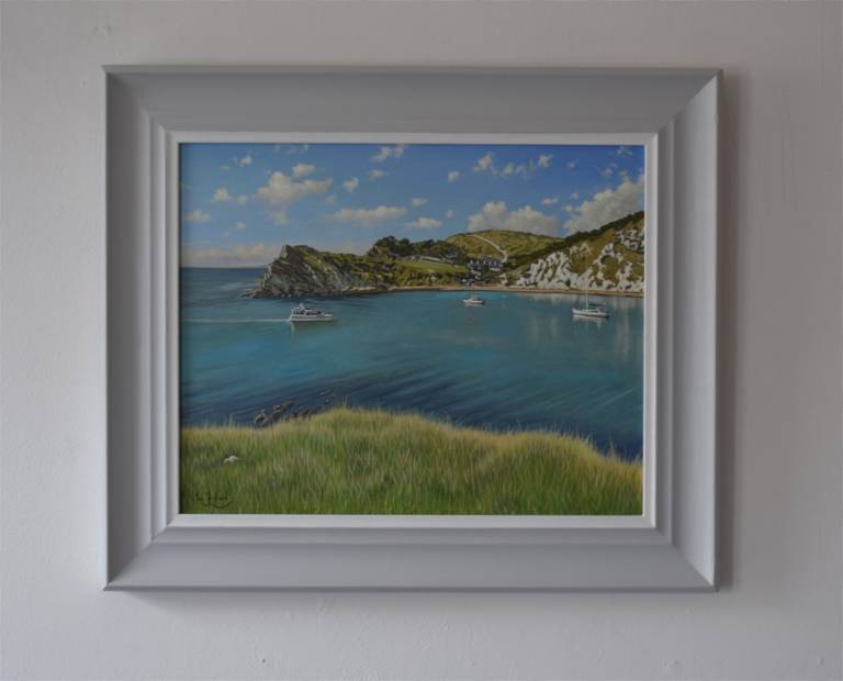 Looking onto Lulworth Cove, Dorset SOLD - Ian Fifield