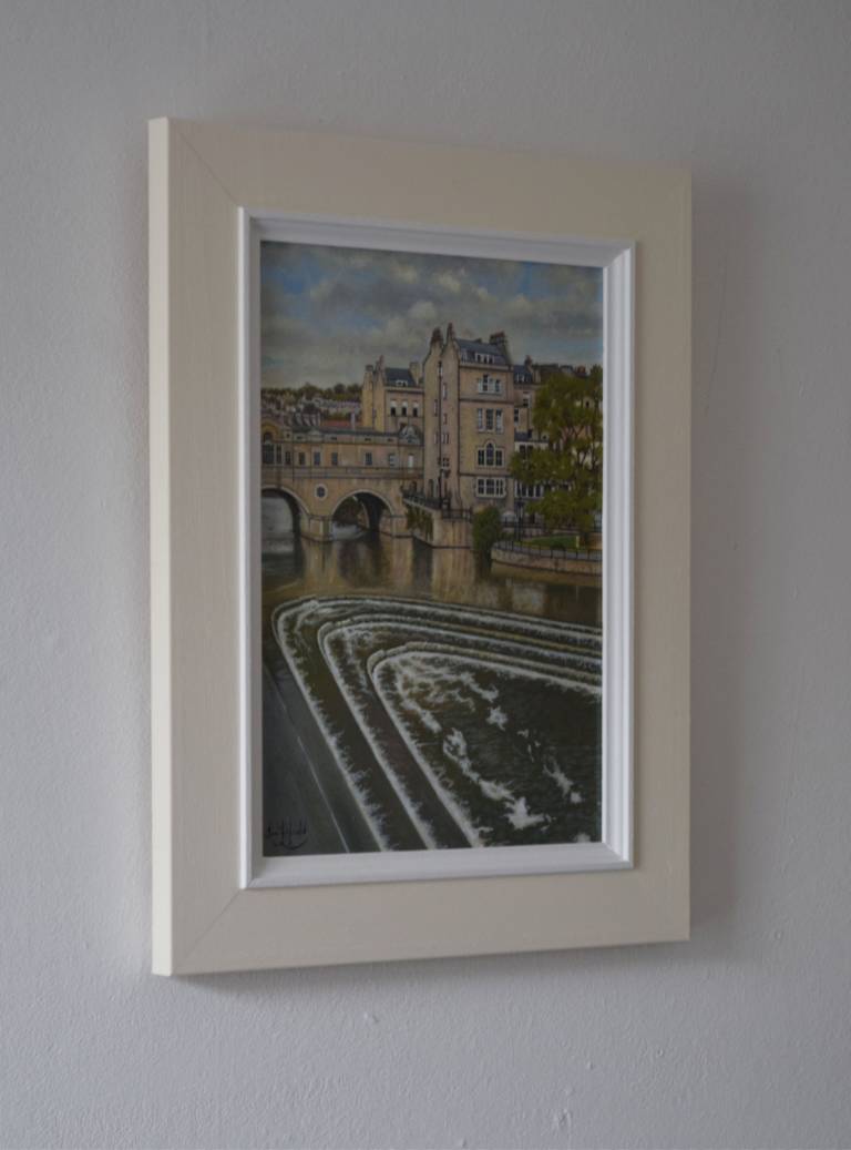 Overcast Day at Pulteney Bridge, River Avon, Bath SOLD - Ian Fifield