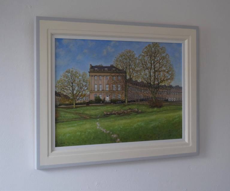 A view looking towards the Royal Crescent, Bath (Sold) - Ian Fifield