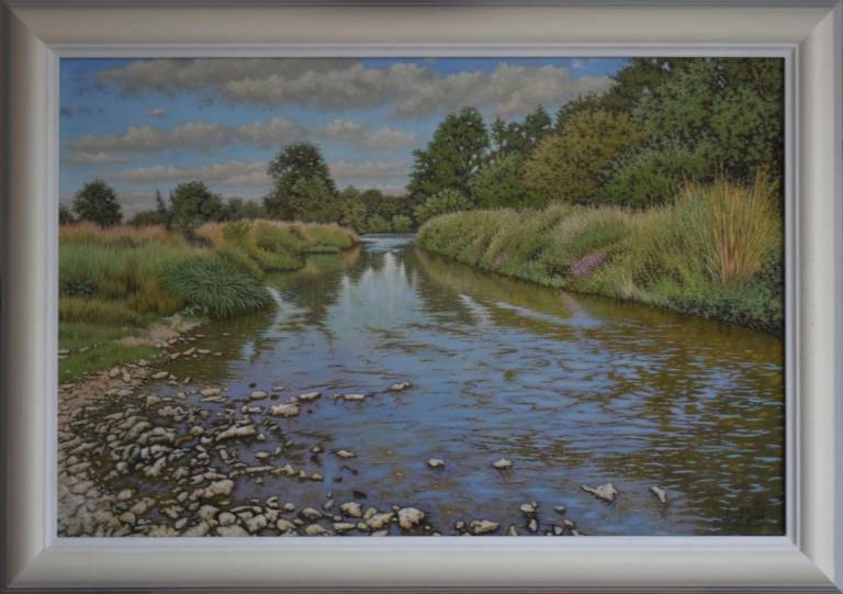 A Sunny Day on the River Otter - Ian Fifield