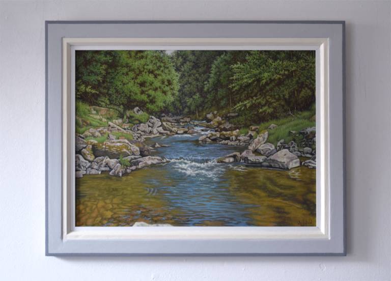 A View of the River Lyn, Devon - Ian Fifield