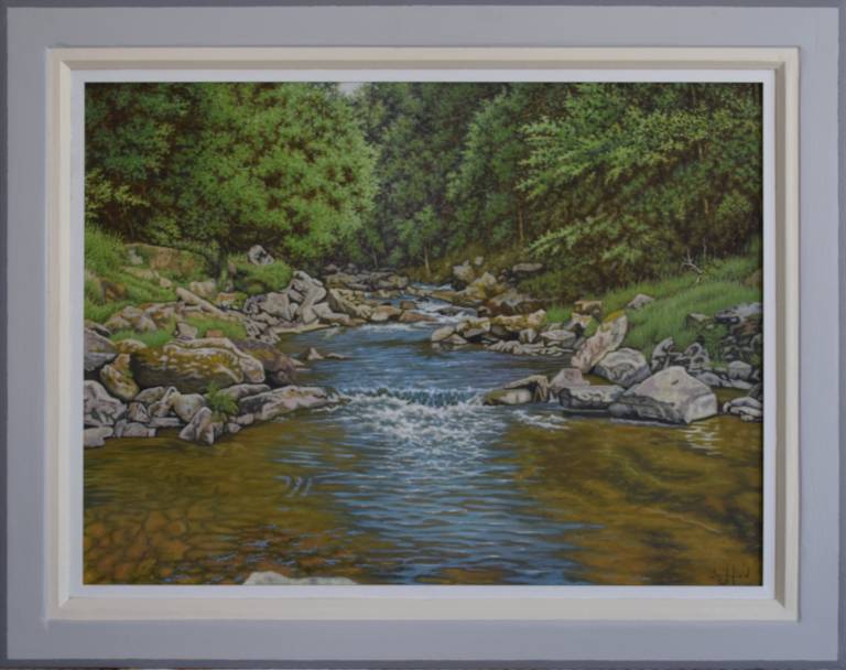 A View of the River Lyn, Devon - Ian Fifield