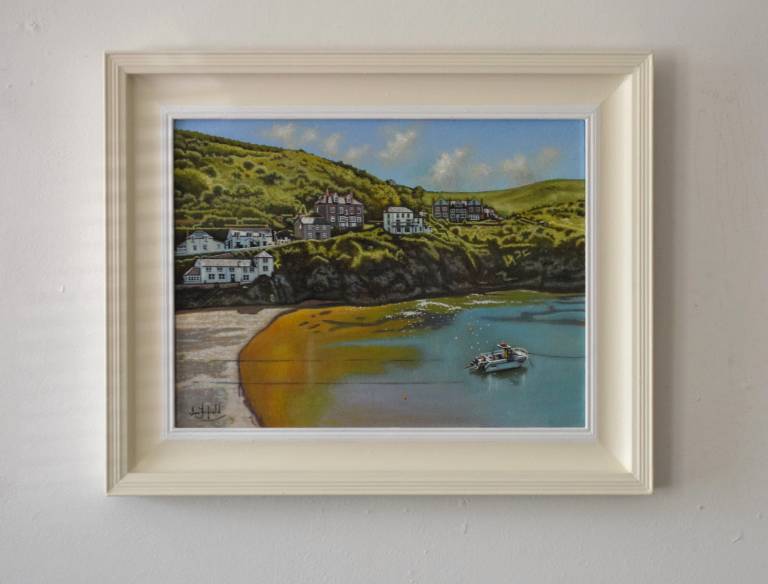 A Sunny Day view at Port Isaac, Cornwall - Ian Fifield