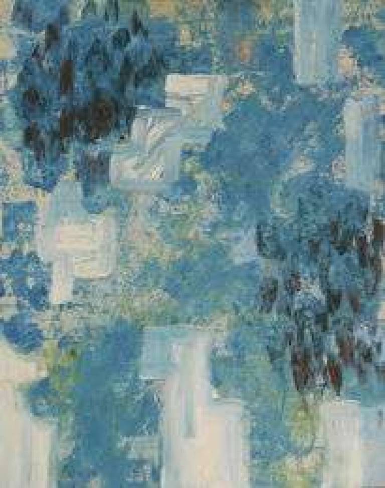 Blue Abstract Paintings - 