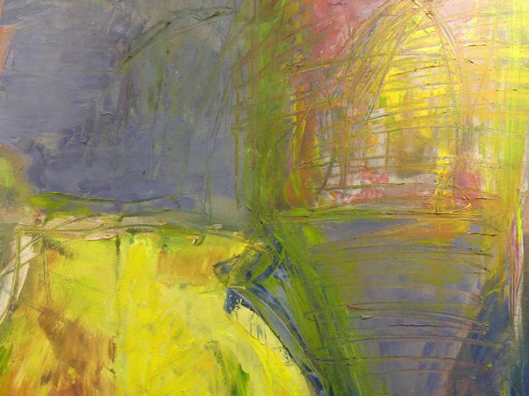 Detail  Yellow Jug at Views from my Brush Exhibition Nutshell Winchester - Ilfra  Carlick