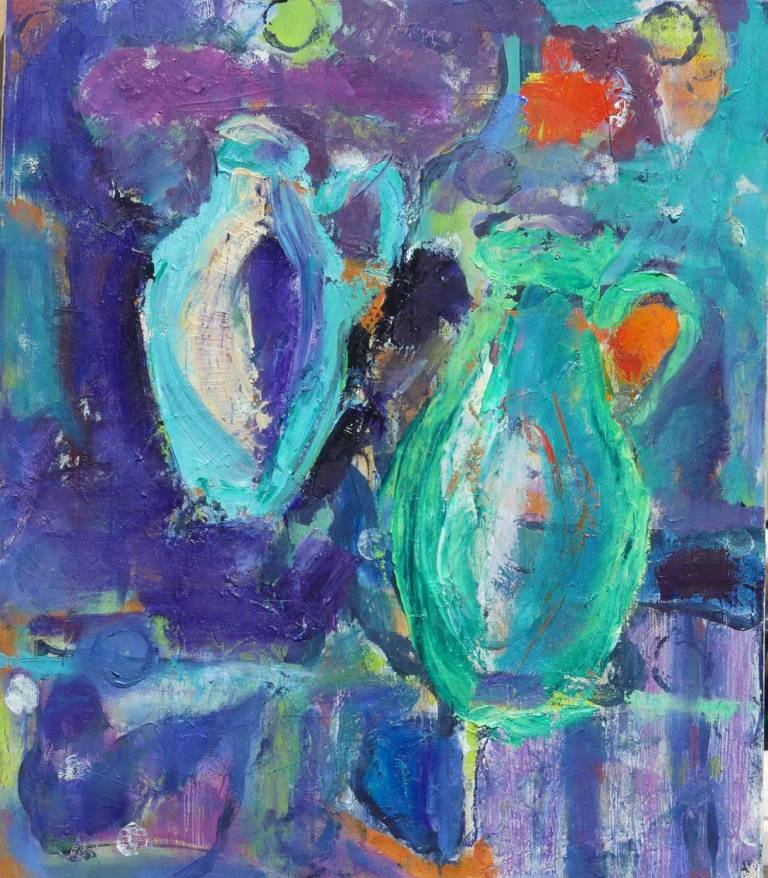 Green and Purple Jugs - Ilfra  Carlick