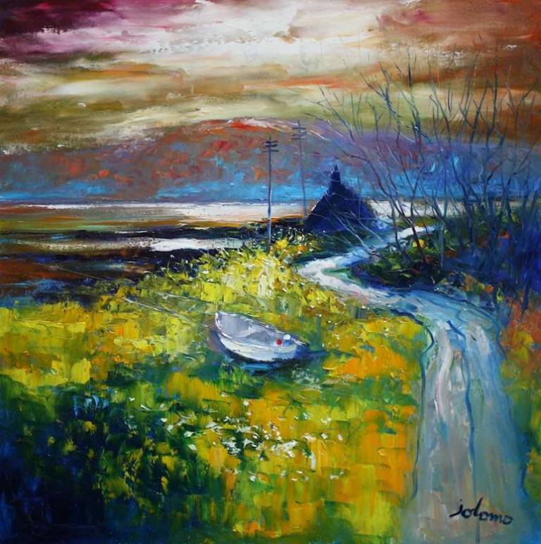 Dawnlight Over Aros Isle Of Mull 24x24 - John Lowrie Morrison
