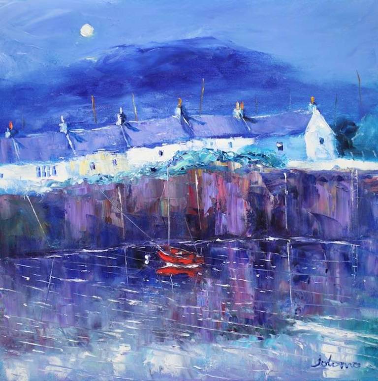 Eveninglight Reflections Ellenabeicht 20x20 - John Lowrie Morrison