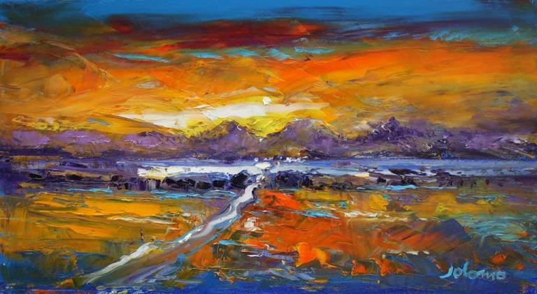 Morninglight Reflections Crinan Moss 10x18  - John Lowrie Morrison