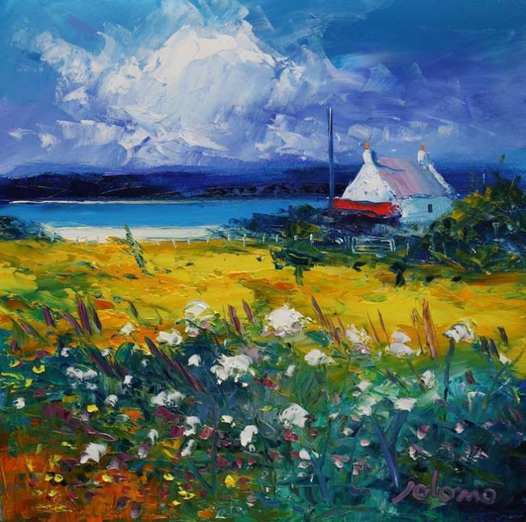 Summerlight Isle Of Gigha 16x16 - John Lowrie Morrison