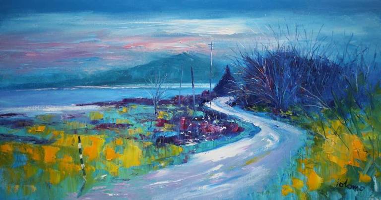 Early dawnlight on the Sound of Mull 16x30 - John Lowrie Morrison