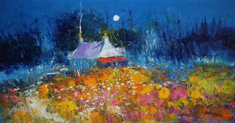 Early Morninglight Isle of Mull 16x30 - John Lowrie Morrison