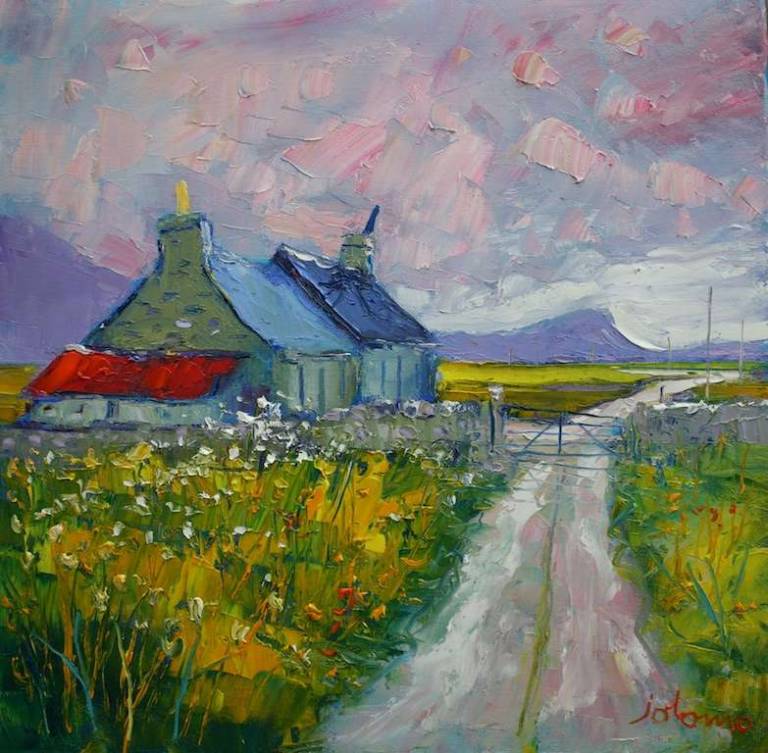The Old Schoolhouse Danna Knapdale 16x16 SOLD - John Lowrie Morrison