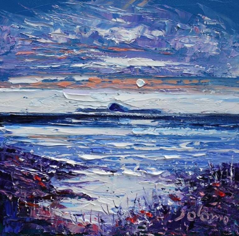 The Dutchman's Cap from Iona 6x6 - John Lowrie Morrison