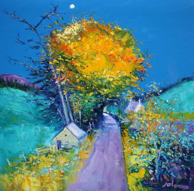 An Angus Autumn 24x24 - John Lowrie Morrison